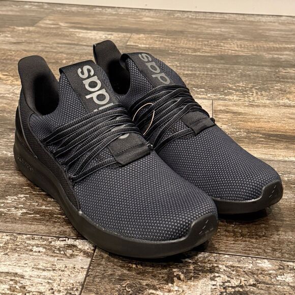 Adidas Lite Racer Adapt 7.0 Shoes Mens Size 12 Black Grey‎ Running Sneakers NIB - Picture 1 of 10